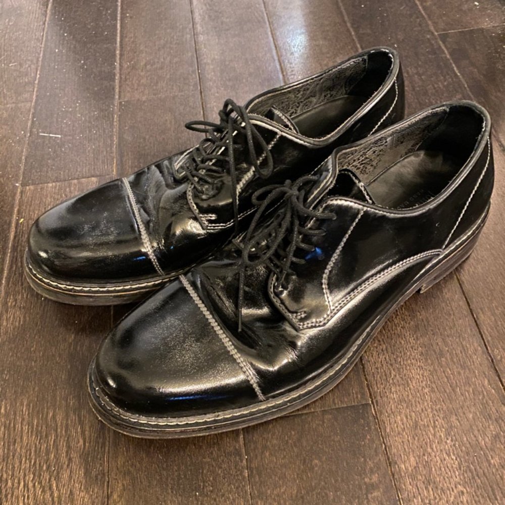 Italian, hand made, men's leather Brogues.